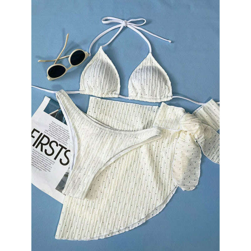 textured-lace-up-three-piece-bikini-set-–-boho-style-with-long-sleeve-cover-upsmiling-maria---everything-for-women-34639629