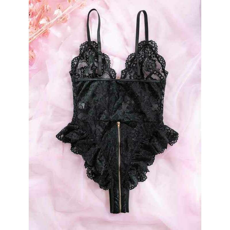 lace-spliced-zip-front-backless-bodysuit-–-sexy-knit-one-piece-lingeriesmiling-maria---everything-for-women-34637610