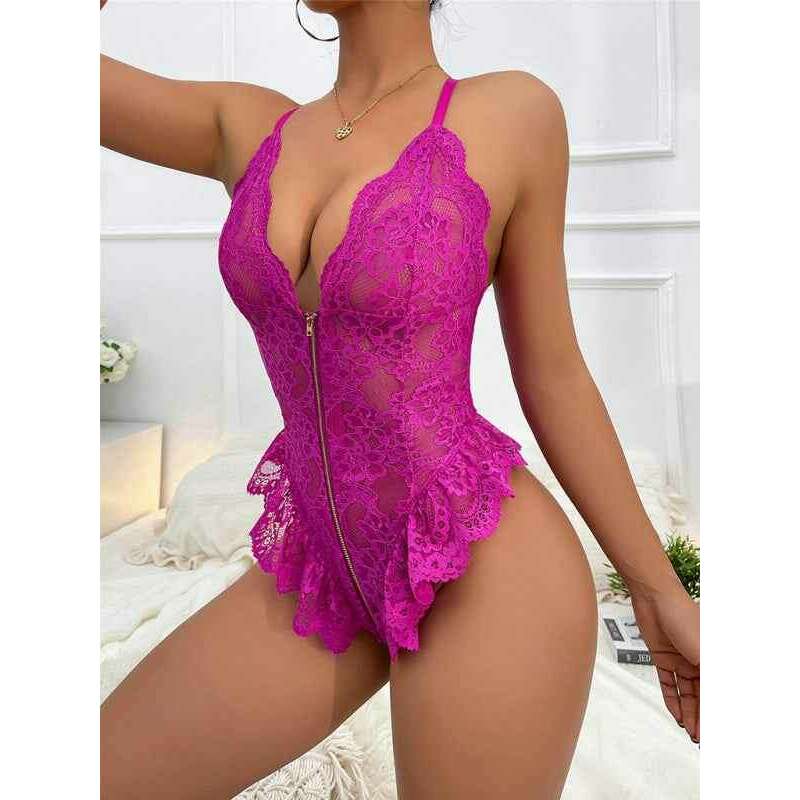 lace-spliced-zip-front-backless-bodysuit-–-sexy-knit-one-piece-lingeriesmiling-maria---everything-for-women-34637615