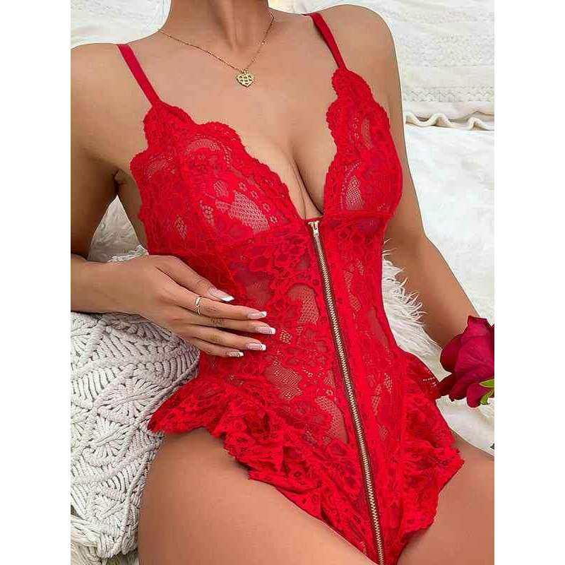 lace-spliced-zip-front-backless-bodysuit-–-sexy-knit-one-piece-lingeriesmiling-maria---everything-for-women-34637605