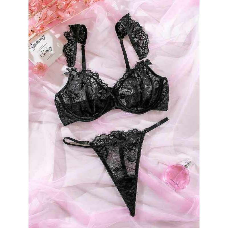 lace-ruffle-sleeve-bow-lingerie-set-–-sexy-two-piece-with-moderate-stretchsmiling-maria---everything-for-women-34636437
