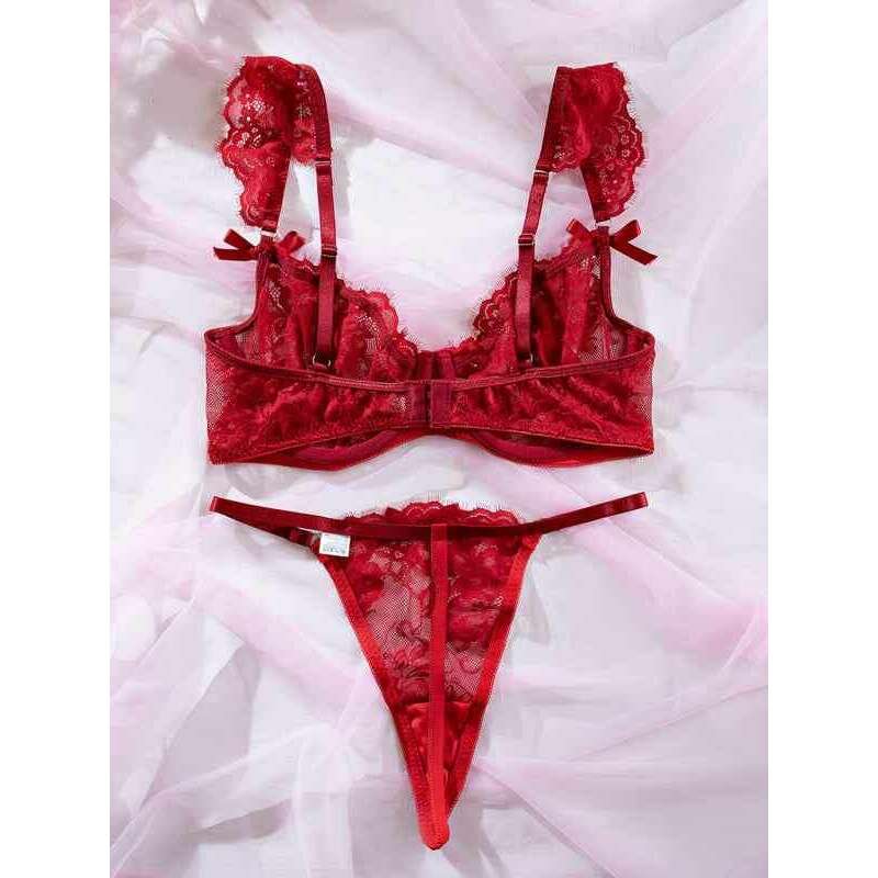 lace-ruffle-sleeve-bow-lingerie-set-–-sexy-two-piece-with-moderate-stretchsmiling-maria---everything-for-women-34636434