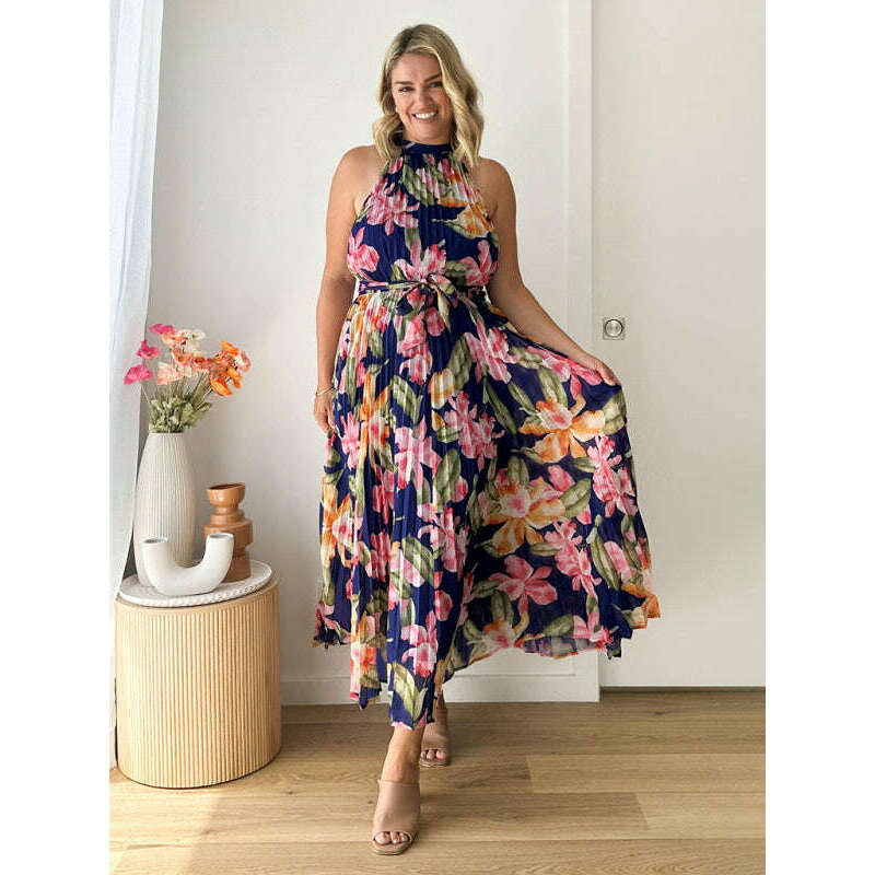 boho-halterneck-sleeveless-vacation-swing-dress-–-self-pattern-flowy-fitsmiling-maria---everything-for-women-34660260