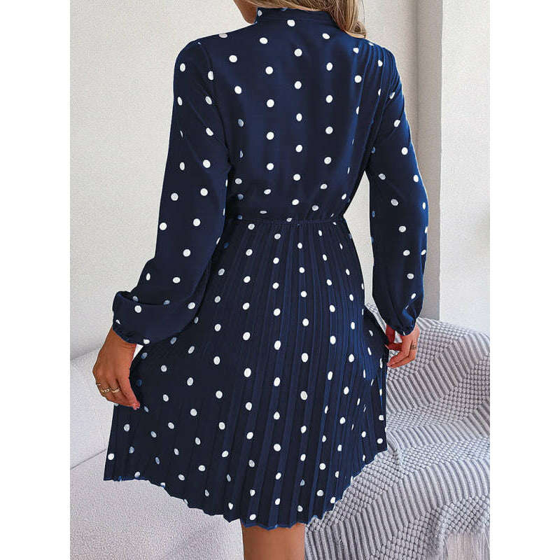 polka-dot-long-sleeve-pleated-dress-–-lace-up-waist-elegant-midi-stylesmiling-maria---everything-for-women-34657461