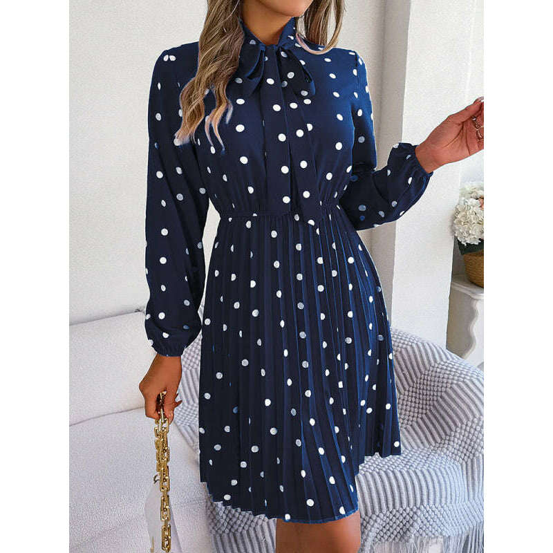 polka-dot-long-sleeve-pleated-dress-–-lace-up-waist-elegant-midi-stylesmiling-maria---everything-for-women-34657462