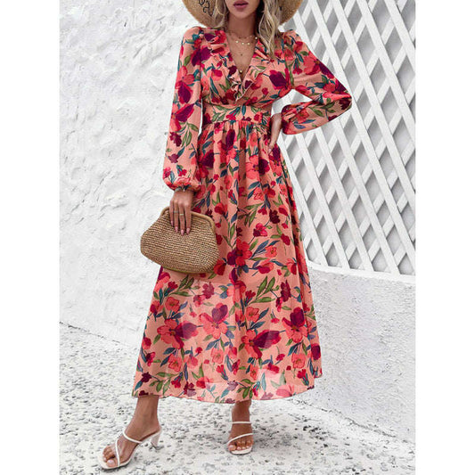 floral-v-neck-maxi-dress-with-ruffle-details-hollow-waist-–-spring-summer-stylesmiling-maria---everything-for-women-34660679