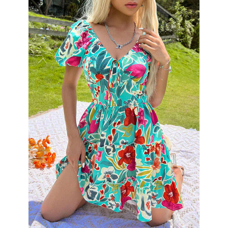 womens-floral-ruffled-v-neck-smocked-mini-dress-–-spring-summer-stylesmiling-maria---everything-for-women-34659931