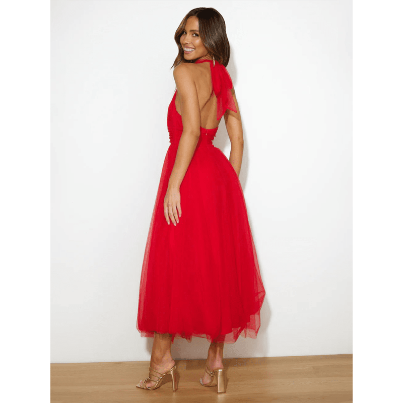 halter-neck-mesh-turtleneck-dresssmiling-maria---everything-for-women-34682029