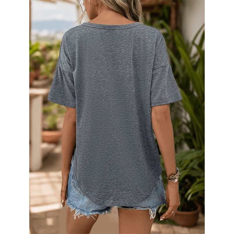 womens-dark-gray-v-neck-casual-knit-topsmiling-maria---everything-for-women-34696573