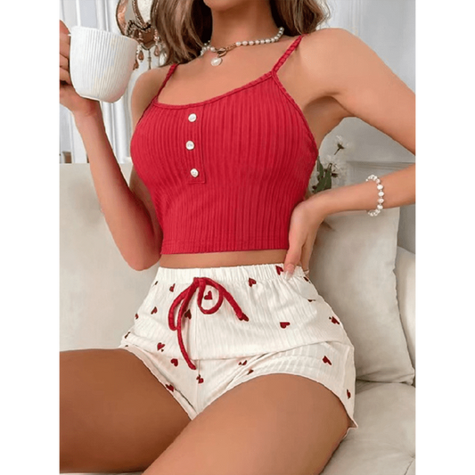 new-love-heart-printed-casual-vest-shorts-homewear-setsmiling-maria---everything-for-women-34638053