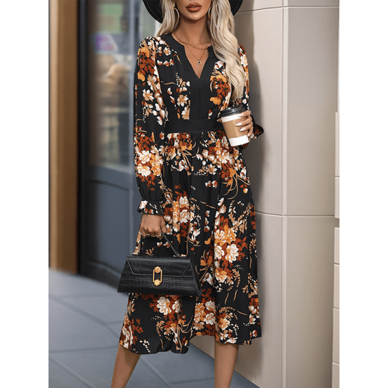 retro-printed-v-neck-midi-dress-–-autumn-winter-style-in-blacksmiling-maria---everything-for-women-34660017