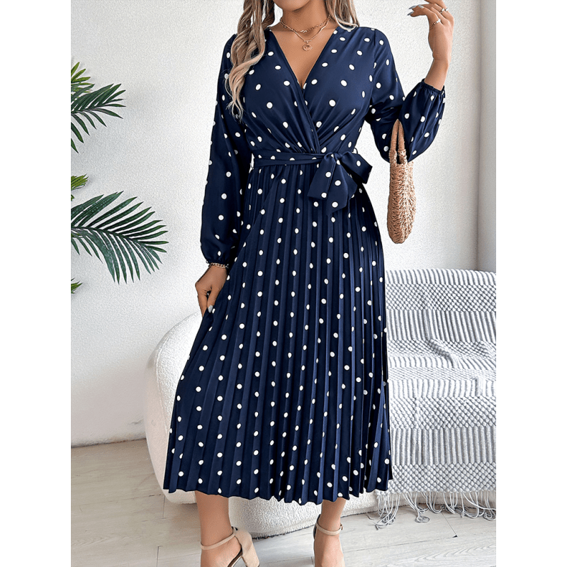 polka-dot-v-neck-pleated-maxi-dresssmiling-maria---everything-for-women-34669969