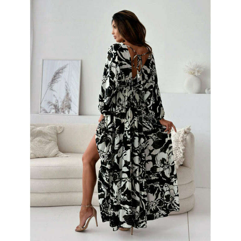 deep-v-multicolor-slit-maxi-dresssmiling-maria---everything-for-women-34668923