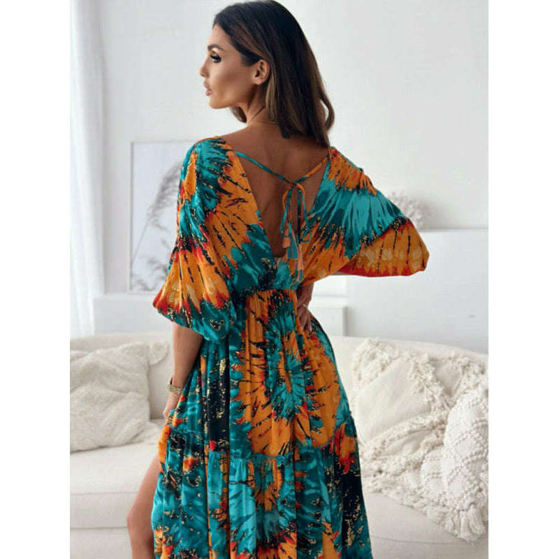 deep-v-multicolor-slit-maxi-dresssmiling-maria---everything-for-women-34668931