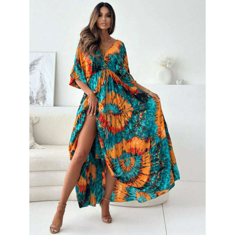 deep-v-multicolor-slit-maxi-dresssmiling-maria---everything-for-women-34668928