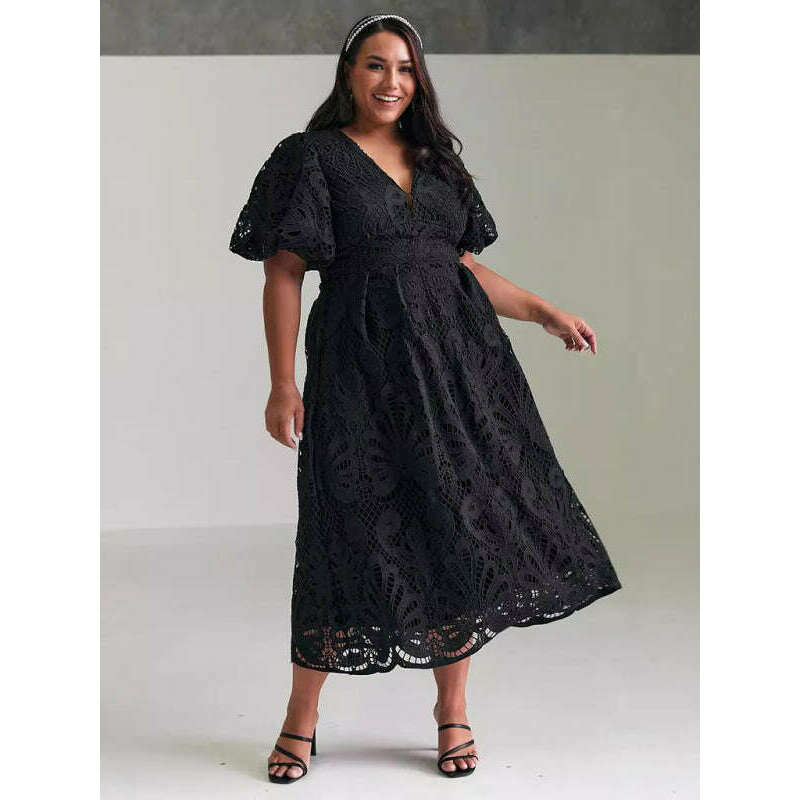 v-neck-embroidered-slim-fit-midi-dress-–-hollow-waist-woven-detailingsmiling-maria---everything-for-women-34647058