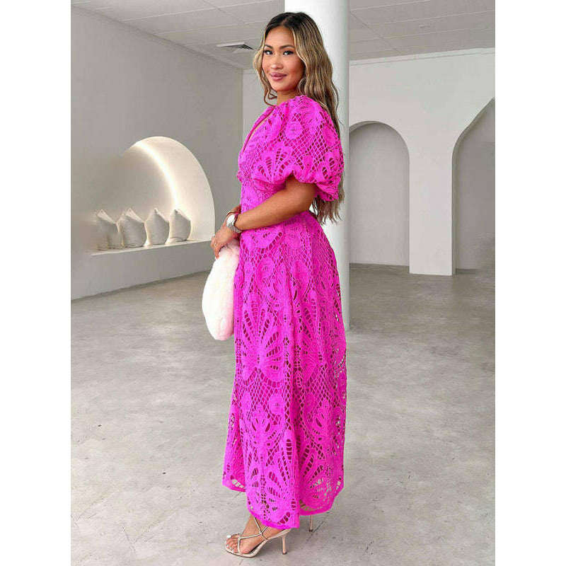 v-neck-embroidered-slim-fit-midi-dress-–-hollow-waist-woven-detailingsmiling-maria---everything-for-women-34647056