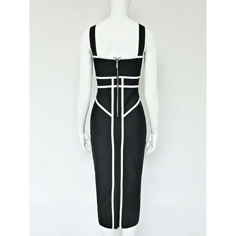 halter-neck-black-white-geometric-bandage-dress-–-retro-slim-fit-knitsmiling-maria---everything-for-women-34647125