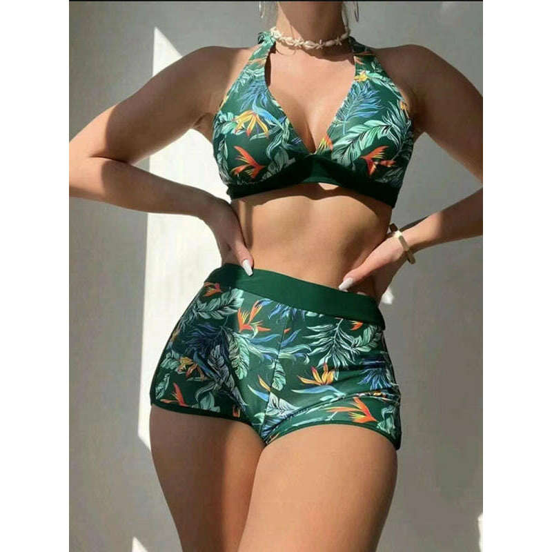 floral-spliced-high-waisted-bikini-–-halter-neck-back-tie-split-detailsmiling-maria---everything-for-women-34641698