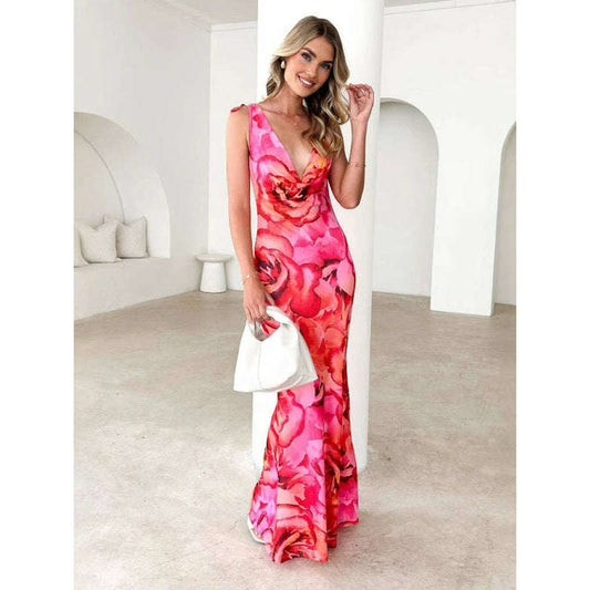 v-neck-strappy-printed-vacation-dresssmiling-maria---everything-for-women-34668582