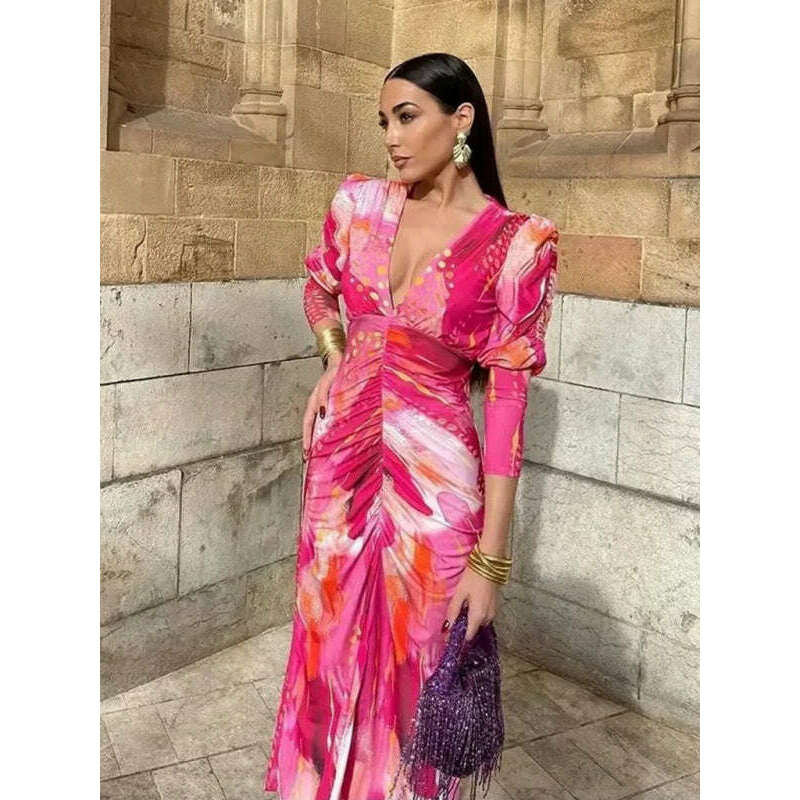 floral-pleated-long-sleeve-midi-dresssmiling-maria---everything-for-women-34668596