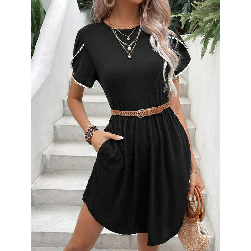 lace-petal-sleeve-t-shirt-dress-–-round-neck-daily-fit-blacksmiling-maria---everything-for-women-34645303