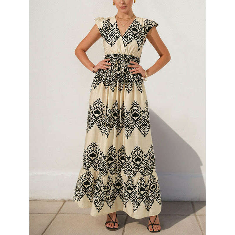 ethnic-print-v-neck-maxi-dress-–-vacation-stylesmiling-maria---everything-for-women-34667398
