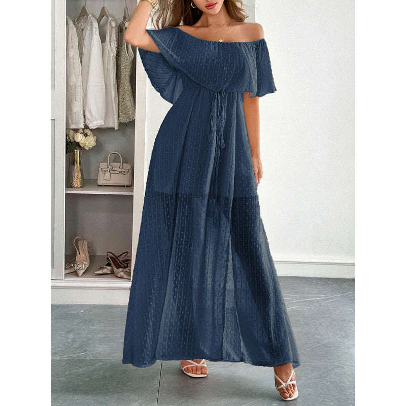 strapless-short-sleeve-long-dress-–-elegant-fit-with-waist-detailsmiling-maria---everything-for-women-34645508