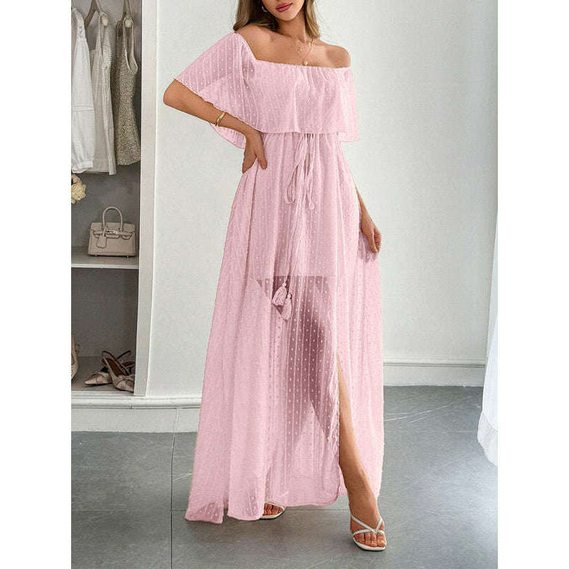 strapless-short-sleeve-long-dress-–-elegant-fit-with-waist-detailsmiling-maria---everything-for-women-34645497