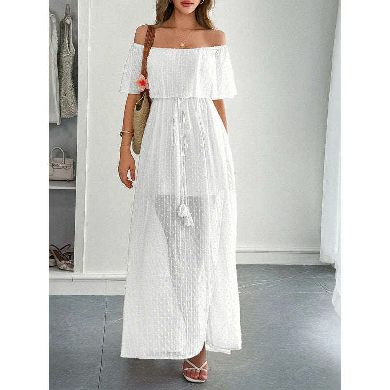 strapless-short-sleeve-long-dress-–-elegant-fit-with-waist-detailsmiling-maria---everything-for-women-34645495